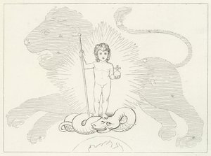 Vauvan Vapahtaja, Paratiisi, Canto 16 (kaiverrus) tekijältä John (after) Flaxman