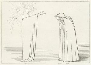 Koeajan vuori, Kiirastuli, Canto 1 (kaiverrus) tekijältä John (after) Flaxman