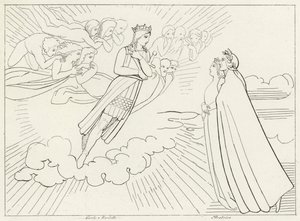 Planeetta Venus, Paratiisi, Canto 8 (kaiverrus) tekijältä John (after) Flaxman