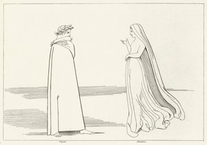 Vergilius ja Beatrice tapaaminen, Inferno, Canto 2 (kaiverrus)