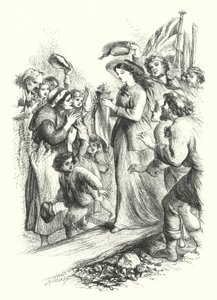 The Landing of the Primrose (kaiverrus) tekijältä John (after) Gilbert
