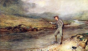 Taimenen kalastus Highlandsissa (värilitoisto)