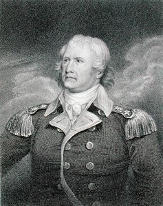 Kenraalimajuri William Moultrie (1730-1805), kaiverrus Edward Scriven (1775-1841) (kaiverrus)