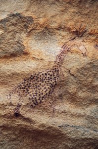 Kirahvi, luolamaalaus, pastoraalikausi (4000-2500 eKr.), Tassili n