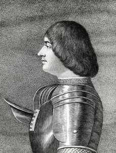 Milanon herttua Ludovico Sforzan muotokuva, Il Moro (1452-1508), kaiverrus