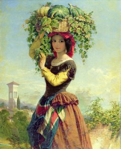 Italialainen hedelmien myyjä