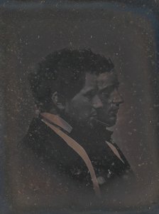 Omakuva taiteilijan veljen kanssa, 1840-luku.