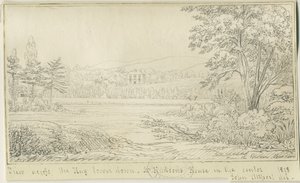Burton-upon-Trent: kynä- ja mustepiirustus, 1818