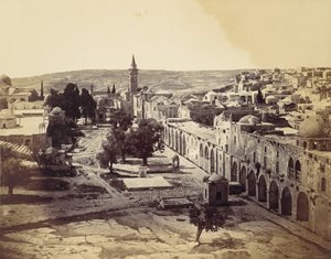 Jerusalem, Omarin moskeijan tuomioistuin, 1857.