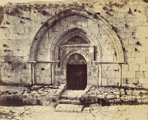 Neitsyen hauta, Jerusalem, 1860-luku.