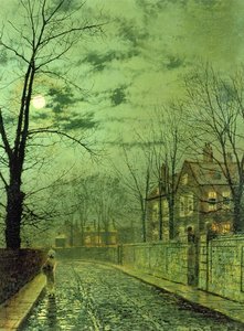 Kuutamoinen tie tekijältä John Atkinson Grimshaw