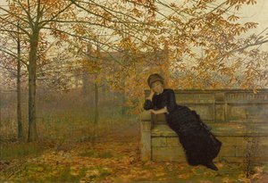 Syksyiset katumukset, 1882 tekijältä John Atkinson Grimshaw