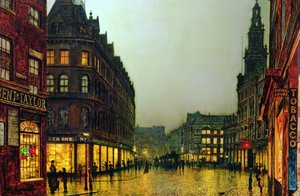 Boar Lane, Leeds tekijältä John Atkinson Grimshaw