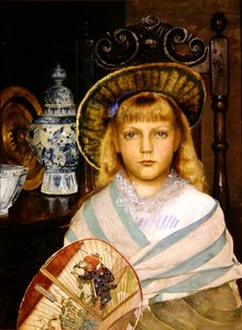 Enid (öljy kankaalle) tekijältä John Atkinson Grimshaw