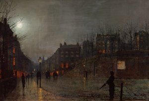 Kotiin menossa hämärässä, 1882