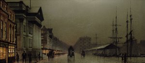Liverpool, 1893 tekijältä John Atkinson Grimshaw