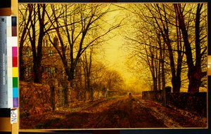 Nocturne in Gold, 1872 tekijältä John Atkinson Grimshaw
