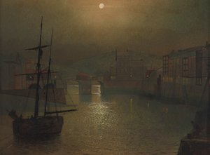 Whitby tekijältä John Atkinson Grimshaw