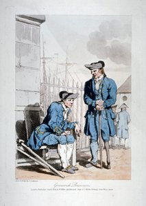 "Greenwich Pensioners", 1808 tekijältä John Augustus Atkinson