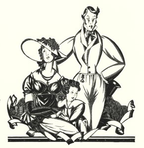 Lord Byronin kuvitus Don Juanille (litho) tekijältä John Austen