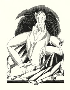 Lord Byronin kuvitus Don Juanille (litho) tekijältä John Austen