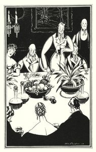 Lord Byronin kuvitus Don Juanille: Synkkä hetki, joka tulee esiin surullisista kaksikymmentäneljästä (litho)