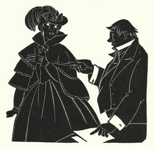 Gustave Flaubertin kuvitus Madame Bovarylle (litho) tekijältä John Austen