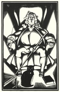 Laurence Sternen kuvitus Tristram Shandylle (litho) tekijältä John Austen