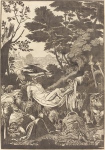 Hautaus [recto] tekijältä John Baptist Jackson after Jacopo Bassano