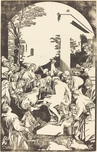 Lasaruksen herättäminen tekijältä John Baptist Jackson after Leandro Bassano