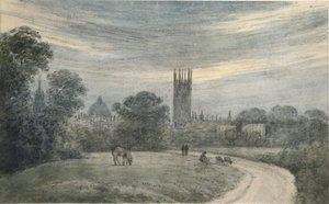 Oxfordin sisäänkäynti Lontoosta, muistojen mukaan, 16. heinäkuuta 1790 tekijältä John Baptist Malchair