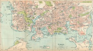 Plymouth, 1900-luku tekijältä John Bartholomew
