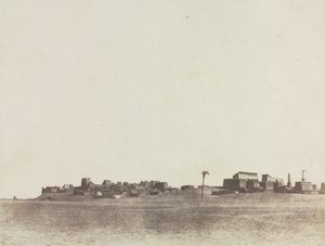 Näkymä Luxorista, 1854.