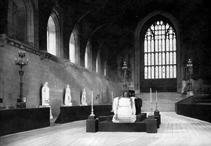 Makaa William Gladstonen osavaltiossa, Westminster Hallissa, Lontoossa, 1898 c1905.