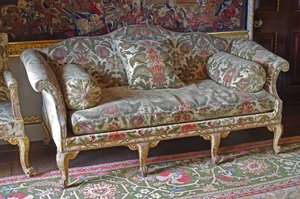 George III Giltwood Humpback soodasänky tekijältä John Bladwell