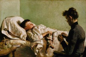 Sairas lapsi, 1893. tekijältä John Bond Francisco