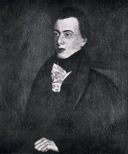 George Borrow (1803-81) kuvitus "Borrow Selections" -julkaisusta, julkaistu 1928 tekijältä John Borrow