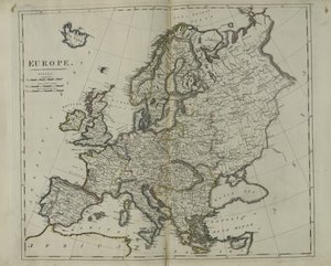 Eurooppa, 1814 tekijältä John Bower