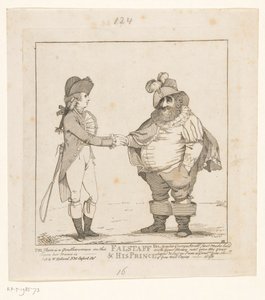 Fox ja Walesin prinssi, 1783 Falstaff ja hänen prinssi (nimi esineessä)