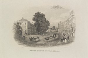 Alempi paraati Euston Placen kanssa, Leamington tekijältä John Brandard