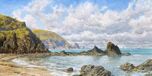 "Forest Cove, Cardigan Bay", 1883 tekijältä John Brett
