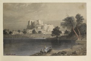 Hyderabad (värillinen kaiverrus) tekijältä John Browning Bellasis