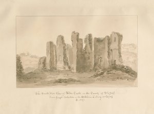 Alton Castle: seepiapiirros tekijältä John Buckler
