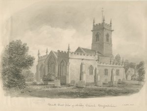 Ashley Church: seepiapiirustus tekijältä John Buckler