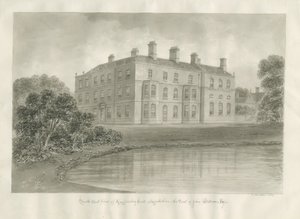 Biddulph - Knypersley Hall [uusi] : seepiapiirustus tekijältä John Buckler