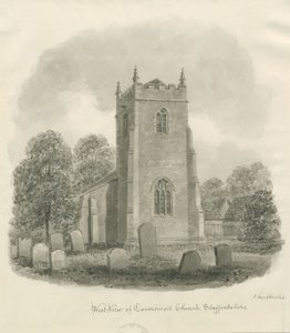 Caverswall Church: seepiapiirros