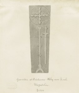 Dieulacres Abbey: seepiapiirustus tekijältä John Buckler