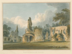 Dorset - Sherborne - Linnan rauniot, 1802 tekijältä John Buckler