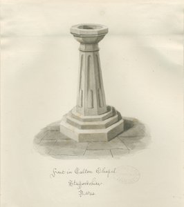 Font in Calton Chapel - nyt 