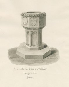 Fontti Walsall Churchissa [